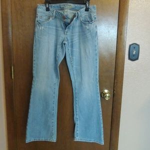 American eagle 8 regular artist distressed jeans